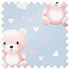 Little Bear, Pastels - Roller Blind